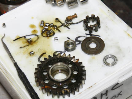 Idler wheel and roller bearing